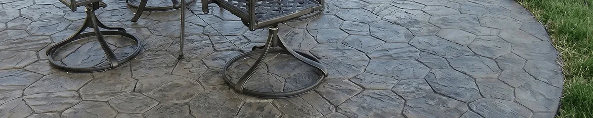 Garden relaxation area with professionally installed stone flooring in Bradenton FL